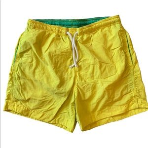 H&M Yellow Swim Trunks